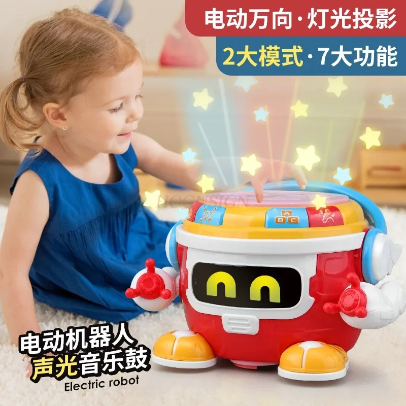 Baby toy, electric intelligent robot that can sing and dance, children 1-3 years old, 0-3 boys and girls