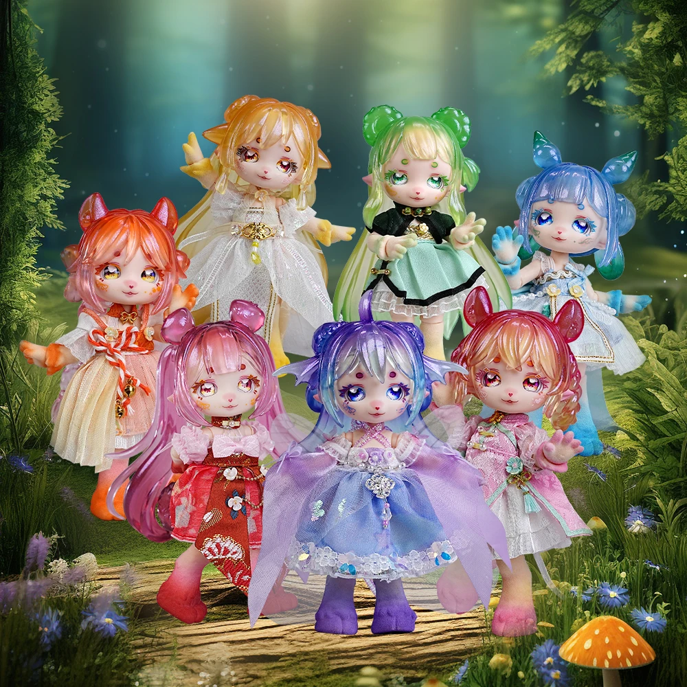 

ICY DBS Maytree OB11 Кукла 14 см Сюрприз Слепая коробка Животное Тело Зверя Весенний Лес Серия Коллекция SD Подарок BJD