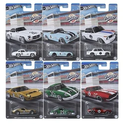 HRT81 Hot Wheels 1:64 vintage Racing Club camaro Benz 300 sl BMW 2002  Porsche 911 Collection diecast alloy trolley model