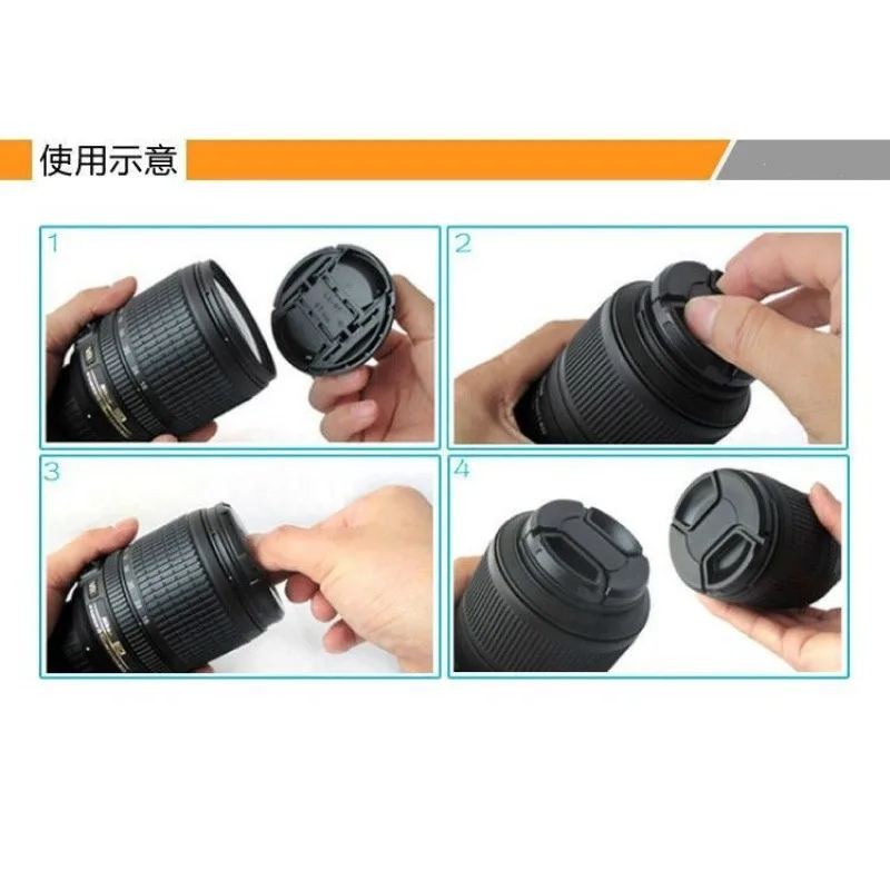 Для SONY A6400 A7IV A7R2 A7CL ZV-E1 A230 ZV-E10 II A850 Крышка объектива камеры Защитная крышка центрального защелкивающегося 49 мм 52 55 58 62 6