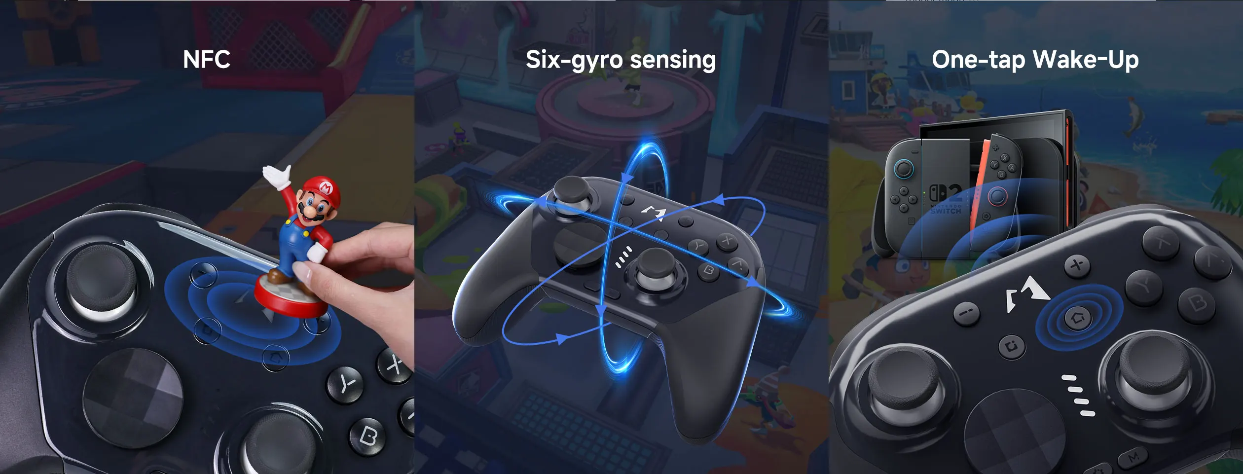 MOBAPAD CHITU 2 HD Mechanischer Spielcontroller für Nintendo Switch 1/2, PC, Android, iOS mit TMR Glide Sticks Gamepad – Detail 11