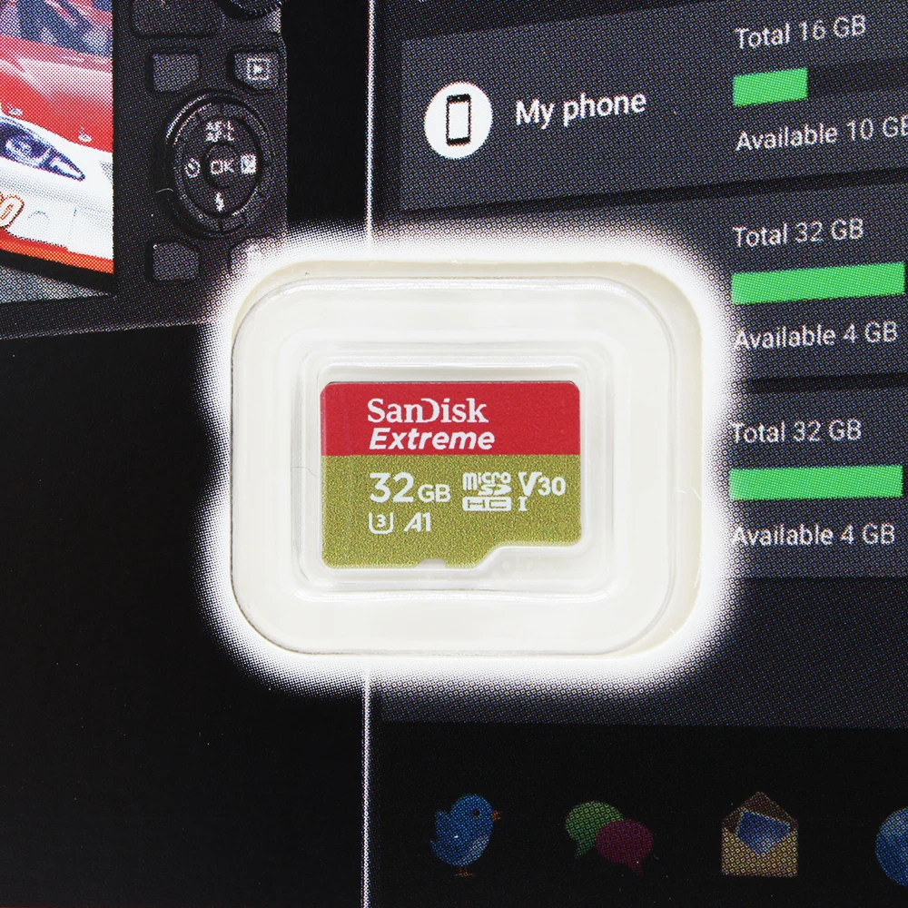 Sandisk Microsd Kaart Extreme A2/A1 V30 U3 Microsdxc Flash Geheugen 32Gb 64Gb 128Gb 256Gb 512Gb 1Tb Microsd Kaart 190 Mb/s Tf Kaart