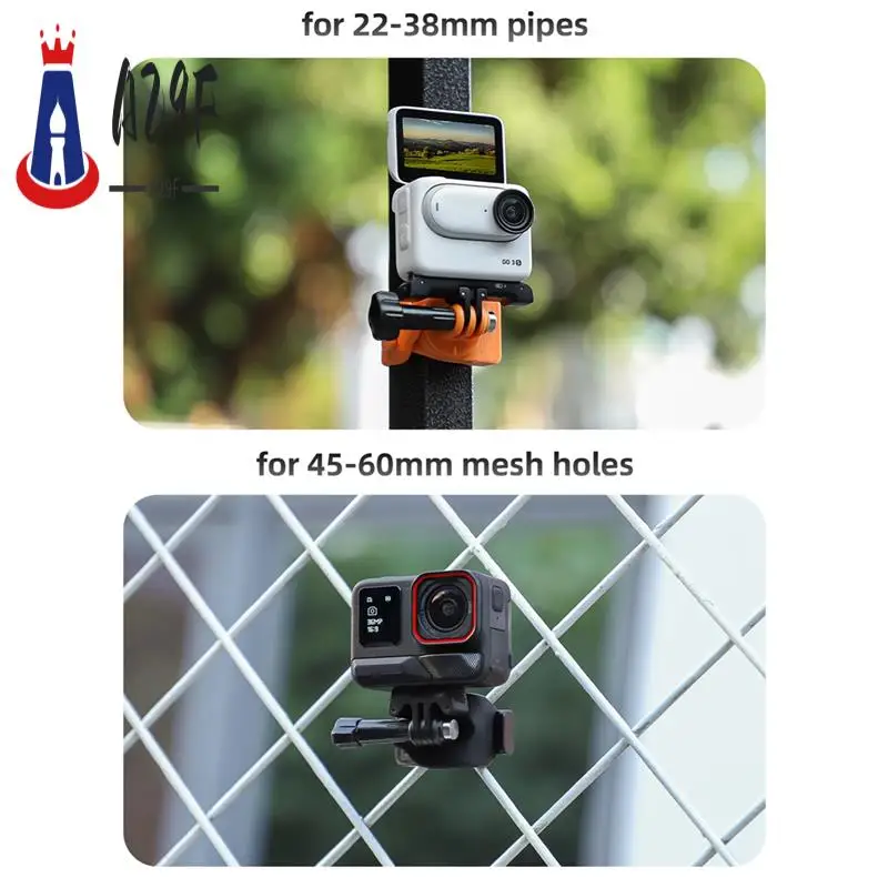 A29F-Action Camera Mount Adjustable Mini Flexible Bracket For DJI Action 5 Pro Gopro 13 Insta360 Go 3S Accessories