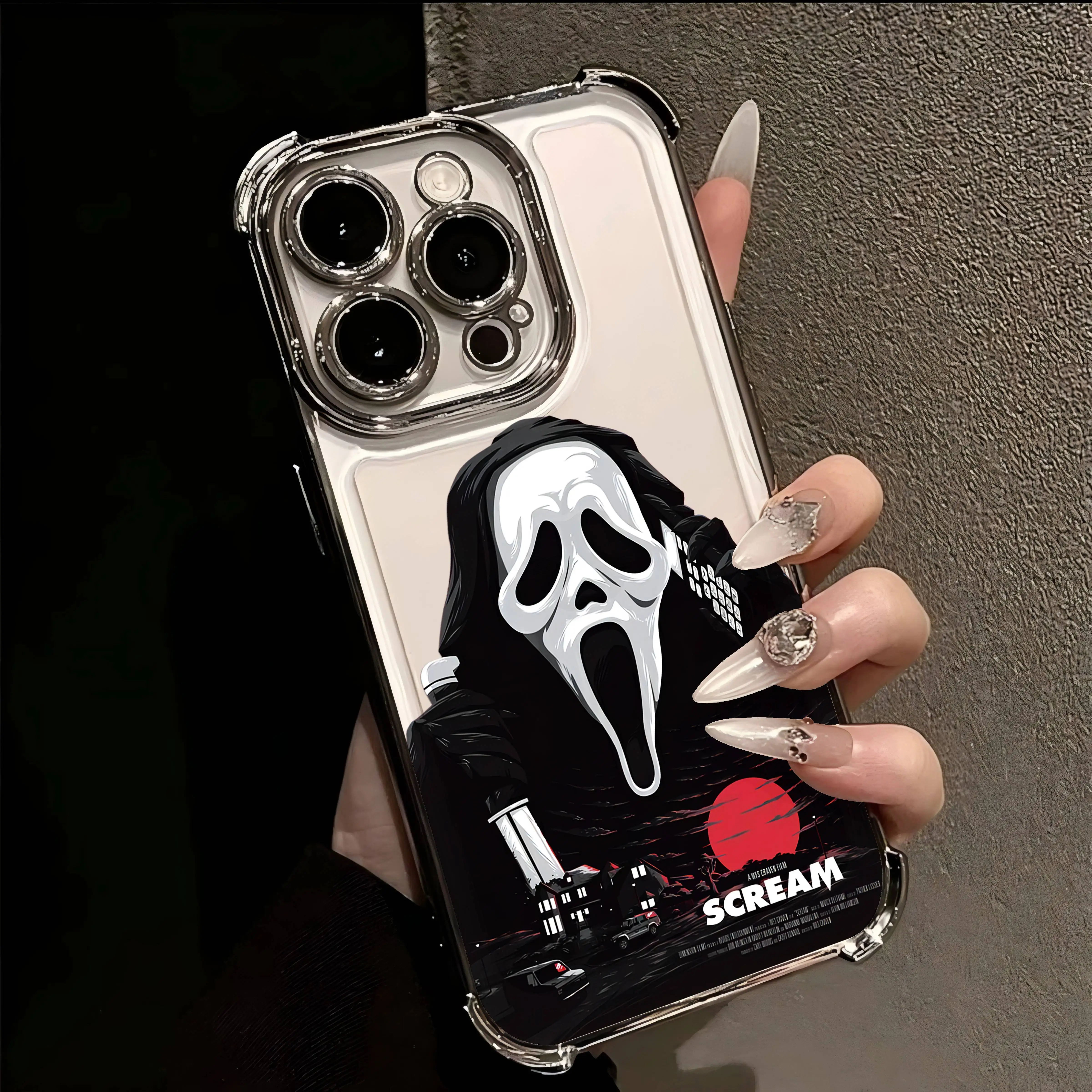 حافظة لهاتف آيفون 16 15 14 13 12 11 Pro Max X XR XSMax 7 8 6 Plus غطاء خلفي مضاد للسقوط #3