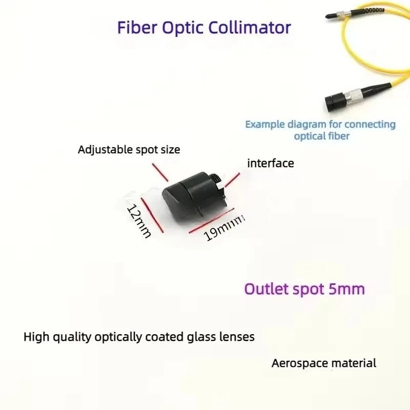 AAAFC Interface Fiber Laser Collimator Laser Fiber Collimator Aspheric Fiber Collimator FC Lens