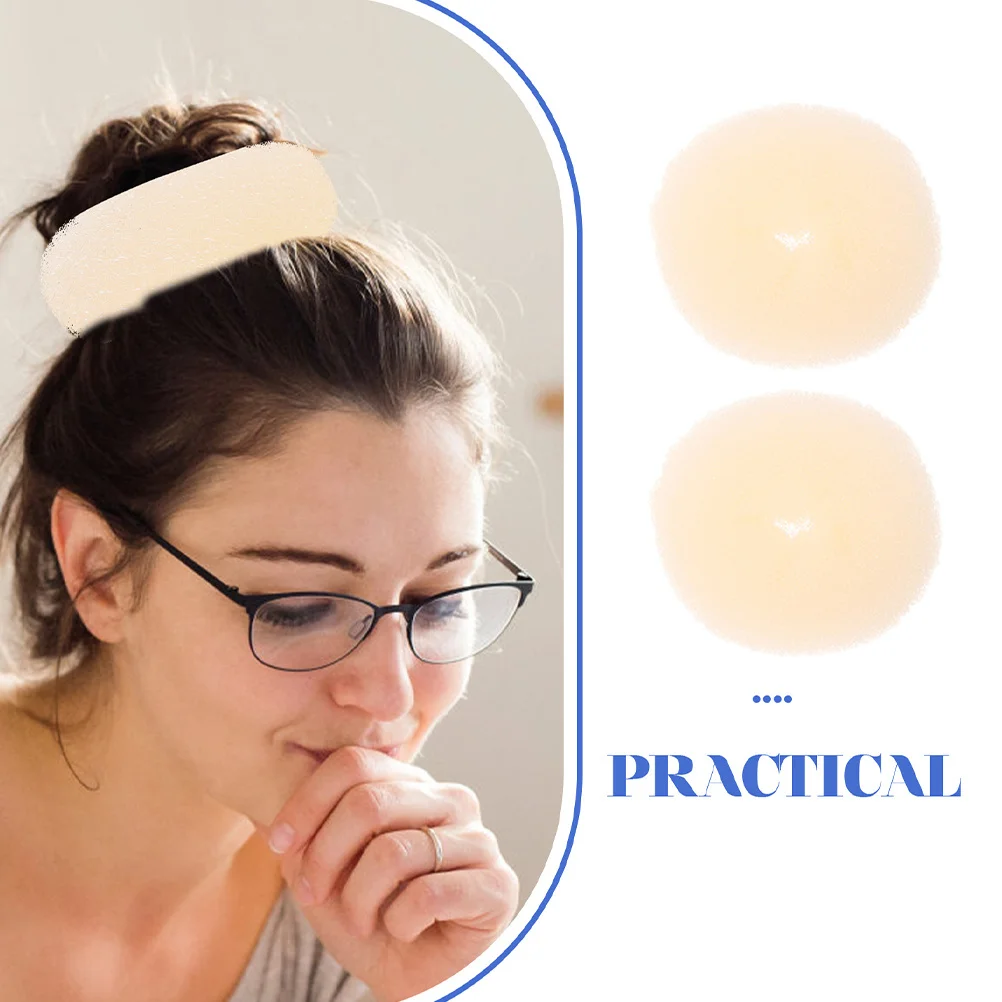 

12Pcs Hair Bun Makers Reusable Hair Donut Tools for Ballet Dance Prom Bridal Bun Styling Accessories for Women Girls