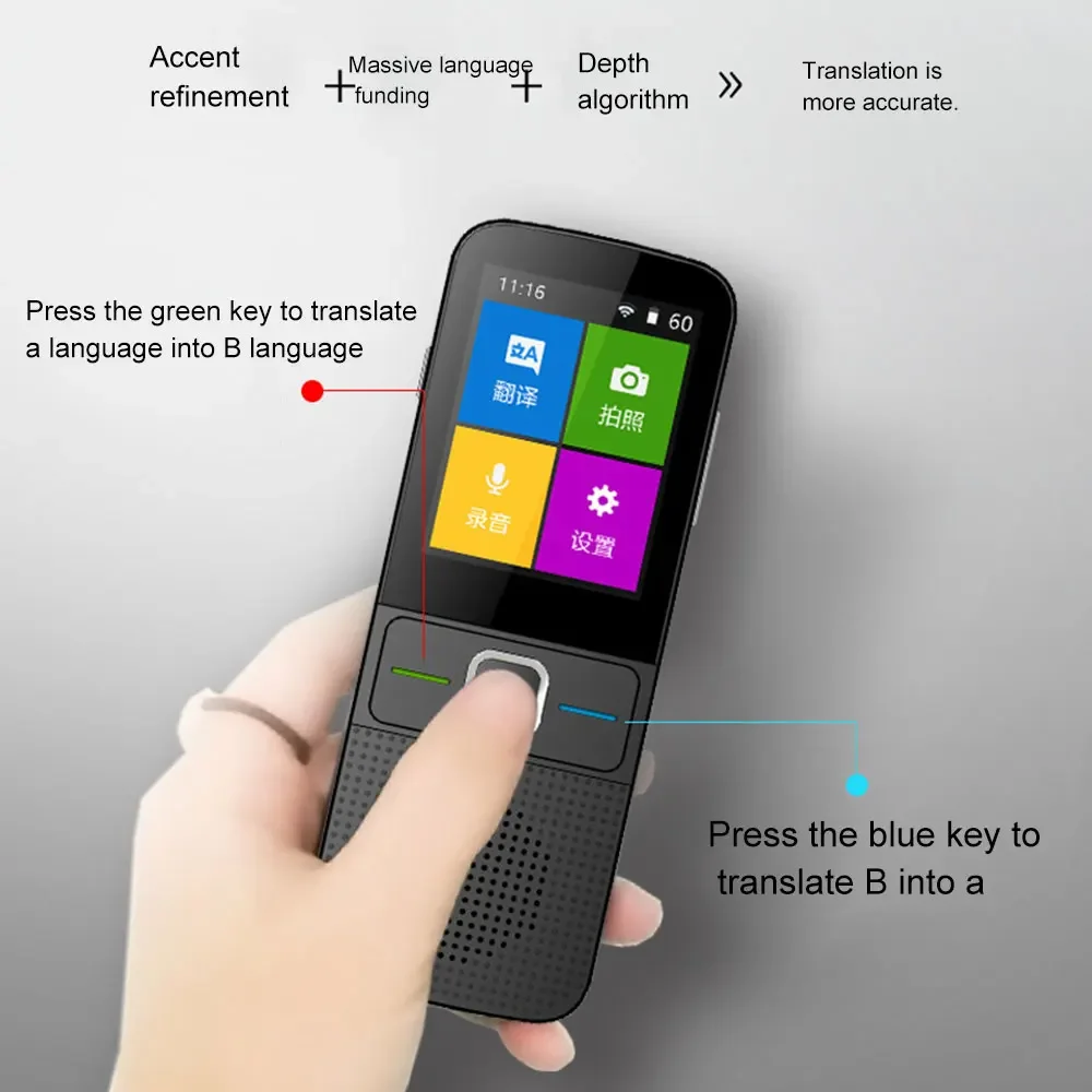 Newest Upgrade 137 Language Translator Smart Translator T10 Offline translator Real-time language translator Portable Traduttore