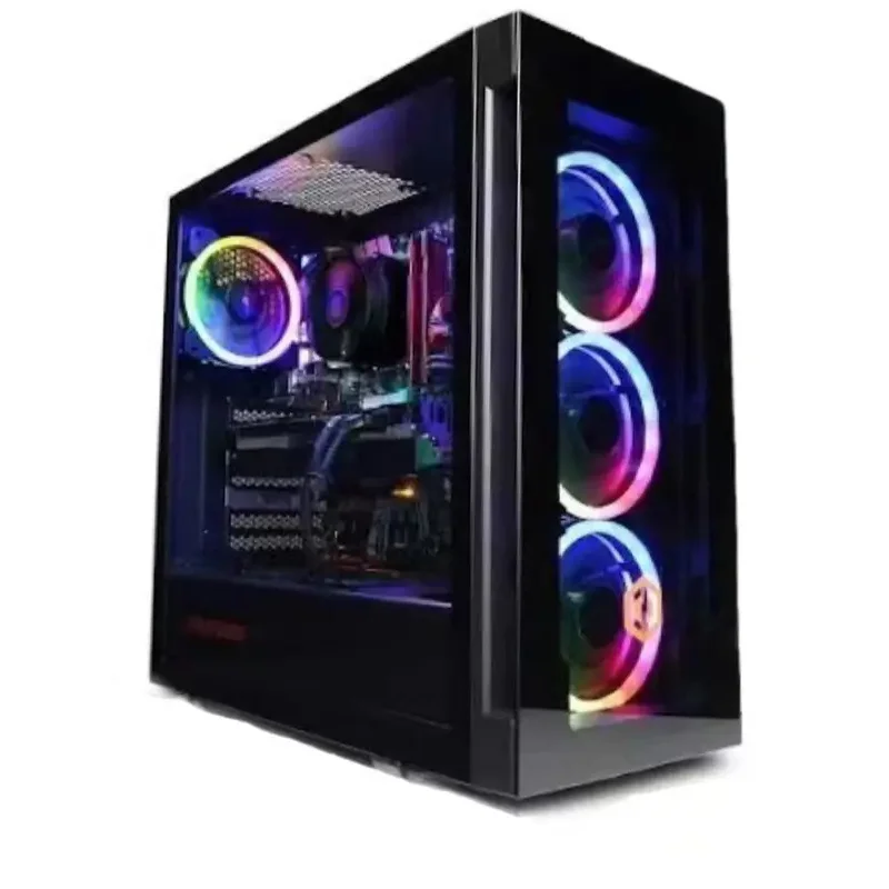 PC para juegos AOTESIER con AMD Core A8 7680/SSD de 240G, ensamblaje DIY, computadora de escritorio completa para deportes electrónicos, SSD de 256/500G, RAM de 8/16G