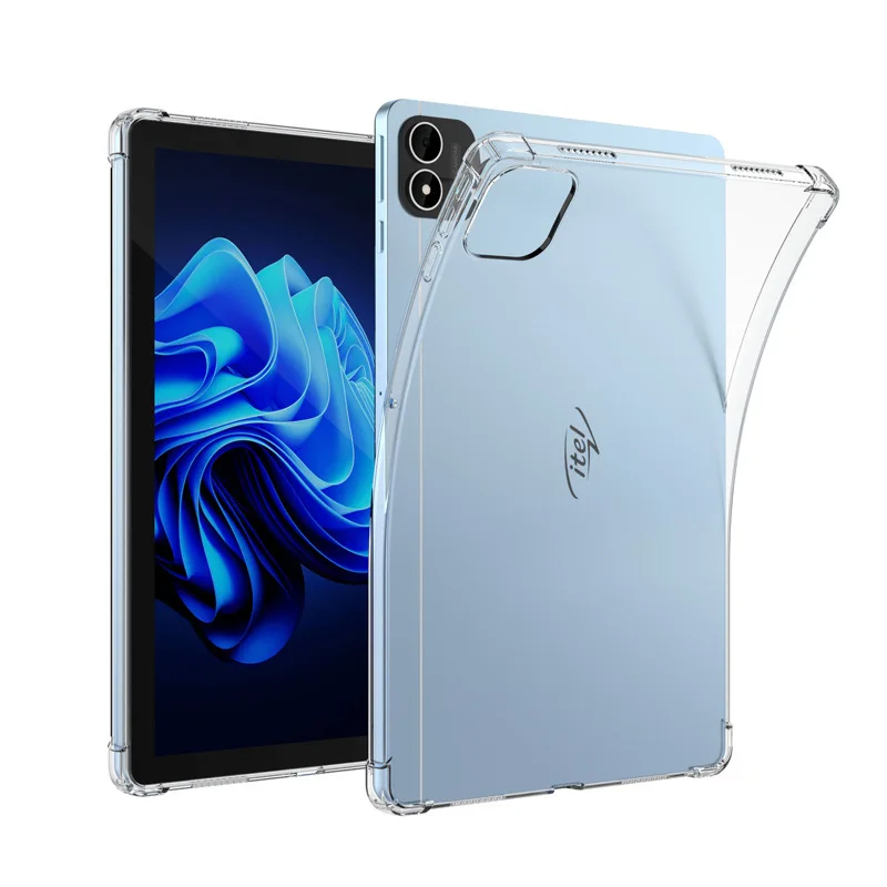 

1x Soft Shockproof Protective TPU Cover For iTel Pad One 10.1" Tablet Protector Skin Clear Case