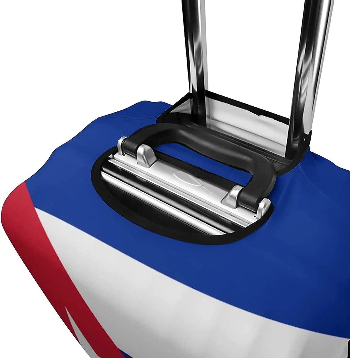 Flag of Cuba Luggage Cover Polyester Suitcase Protector Funny Baggage Case for Travel