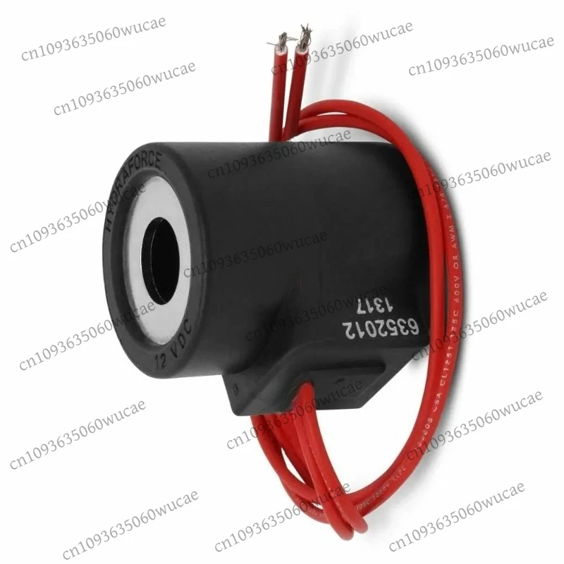 

6352012 Solenoid Valve Coil 12V DC 18&Quot Wire Leads Size 10 For Hydraforce Stem 12 16 38 58 Series