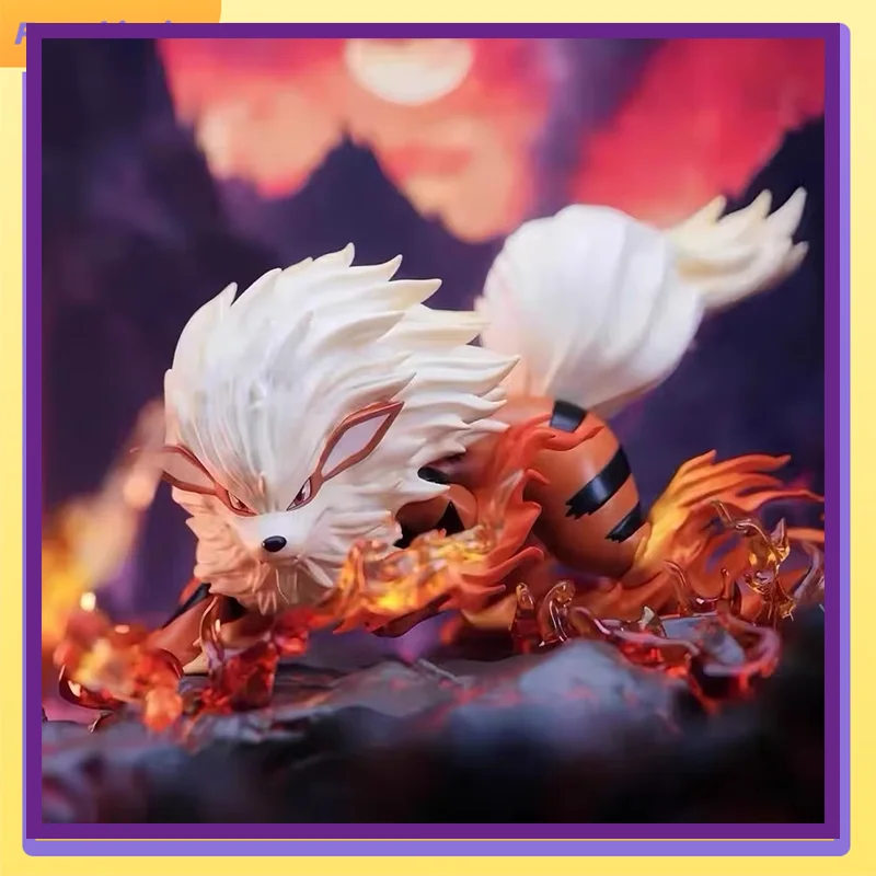 2025 Arcanine E Growlithe Anime Figurine Modello Kawaii Decorazione Bambola Giocattoli per bambini Statua Ornamento da collezione Regali per ragazzi
