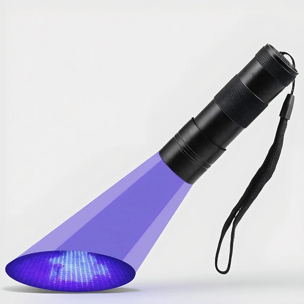 365nm UV Flashlight: Mini Purple Ultraviolet Torch for Pet Urine & Jade Detection