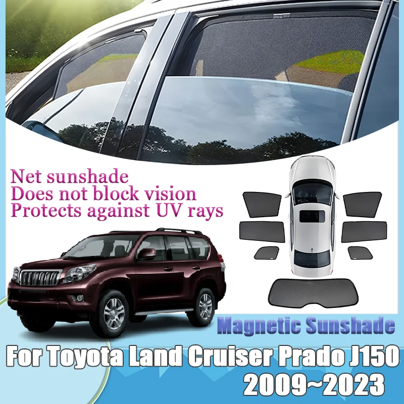 

For Toyota Land Cruiser Prado J150 Lexus GX 460 400 2009-2023 Sunshade Magnetic Window Privacy Shade Visors Part Car Accessories