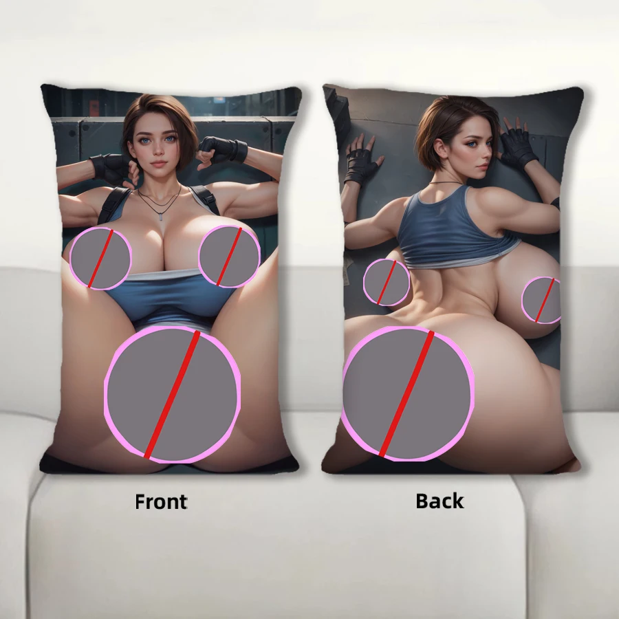 

Dakimakura Anime Jill Valentine Sofa Cushion Body Pillow Cover Double Side Print Bedding Throw Pillow Case