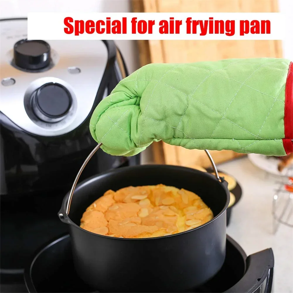 6/7/8 Inch Round Cake Mold Non Stick Baking Pan Tray Molds Air Fryer Basket with Handles Bakeware Kitchen Pizza Oven Baking Pans