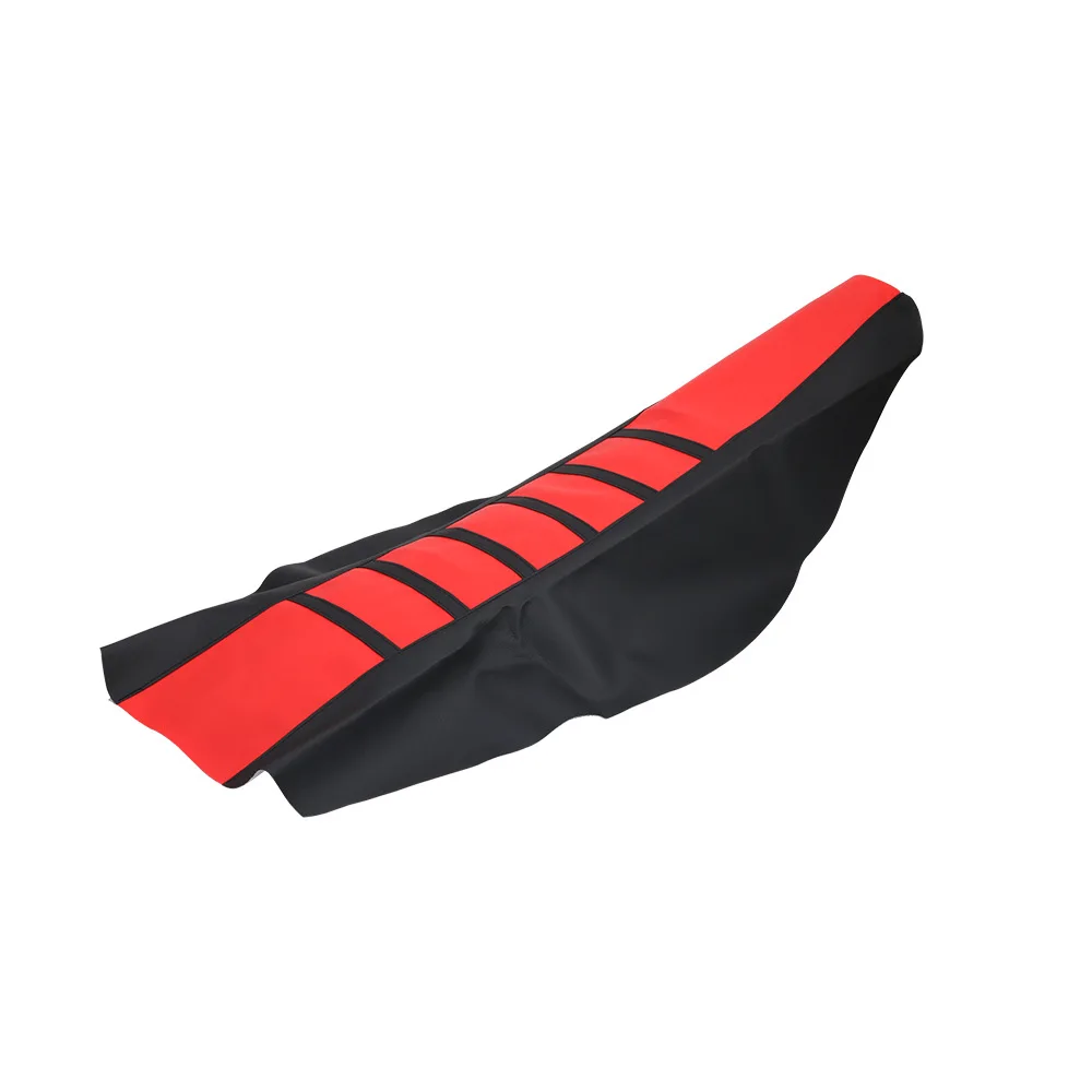 Motorcycle Striped Soft-Grip Gripper Soft Seat Cover Rubber For Honda Suzuki Kawasaki Yamaha Motocross KTM CRF YZF EXC SXF 125