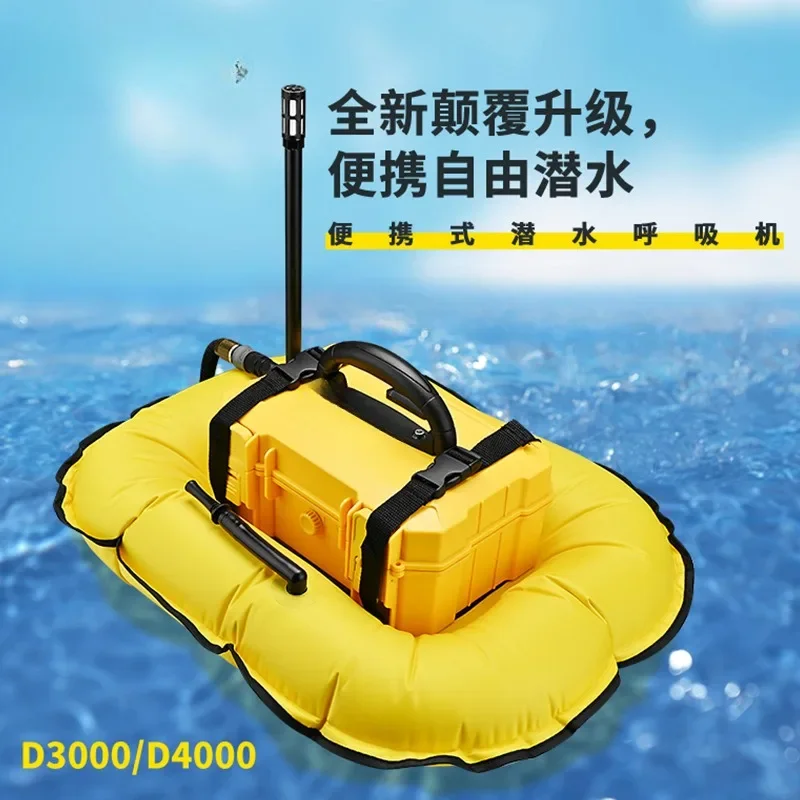 Scuba Deep Diving Underwater Circulating Respirator Oxygen Equipment Full Set of Respirator Artificial Gill Breathing Tube