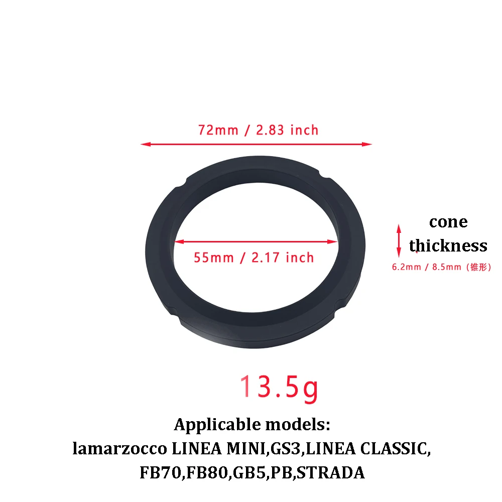 Gasket Coffee Machine Steam Ring Durable 58mm Replacement Part Silicone Seal For Lamarzocco Linea Mini,GS3,FB70,FB80,GB5,PB