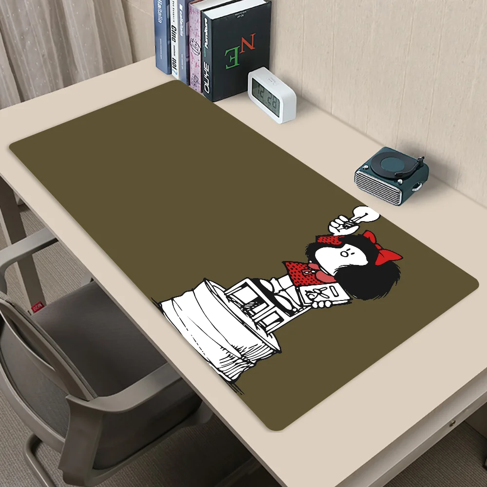 Mafalda Girl Mousepad Mousepad New Arrivals Large Gaming Mousepad L XL XXL Gamer Mouse Pad Size For Keyboards Mat