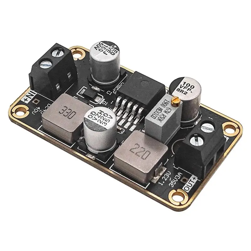 T21C LM2596-ADJ For DIY Electronics Project DC-DC Adjustable Step-Down Power Supply Module DC 4V-40V To 1.23-35V 3A Regulator