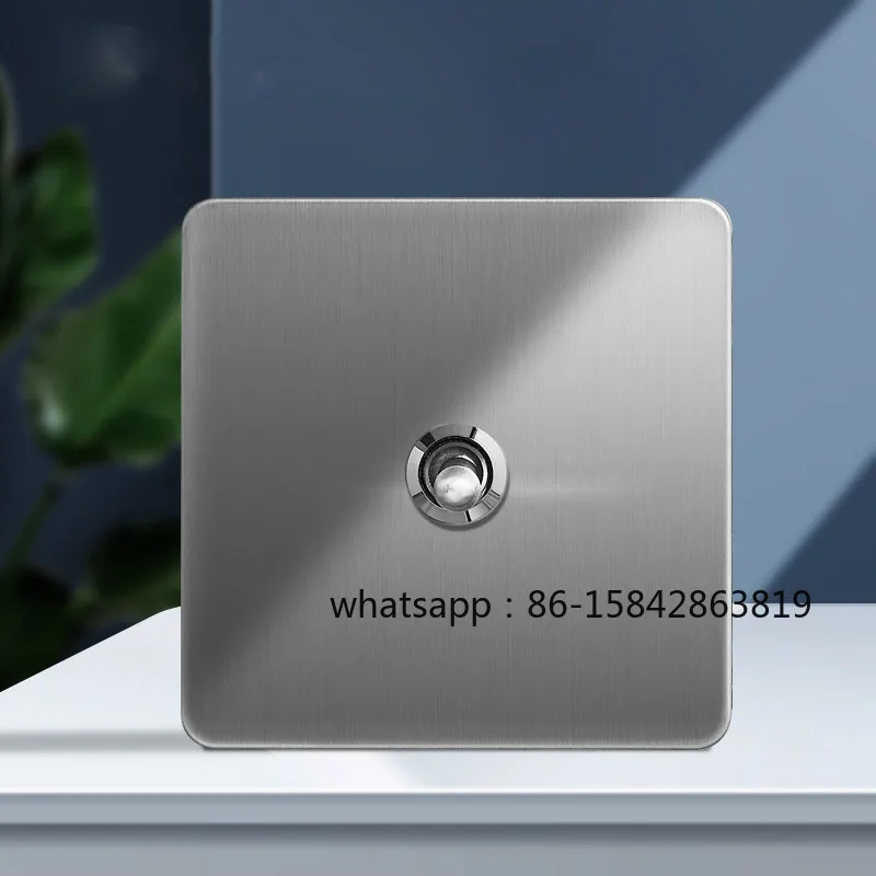 Wall 1-4 Gang 2 Way Toggle Switch Industrial Stainless Steel Brushed Panel Surface Mountable or Concealed Mountable