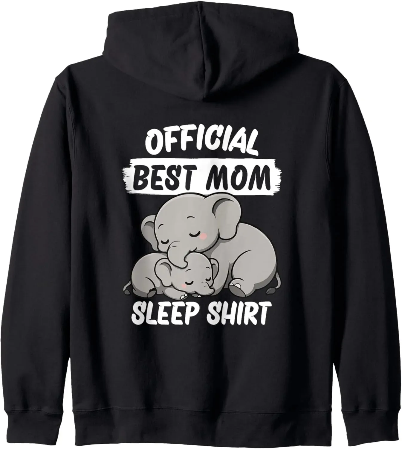 

Осенне-зимняя официальная рубашка для сна Best Mom, хлопковая толстовка с принтом слона, семейная теплая толстовка