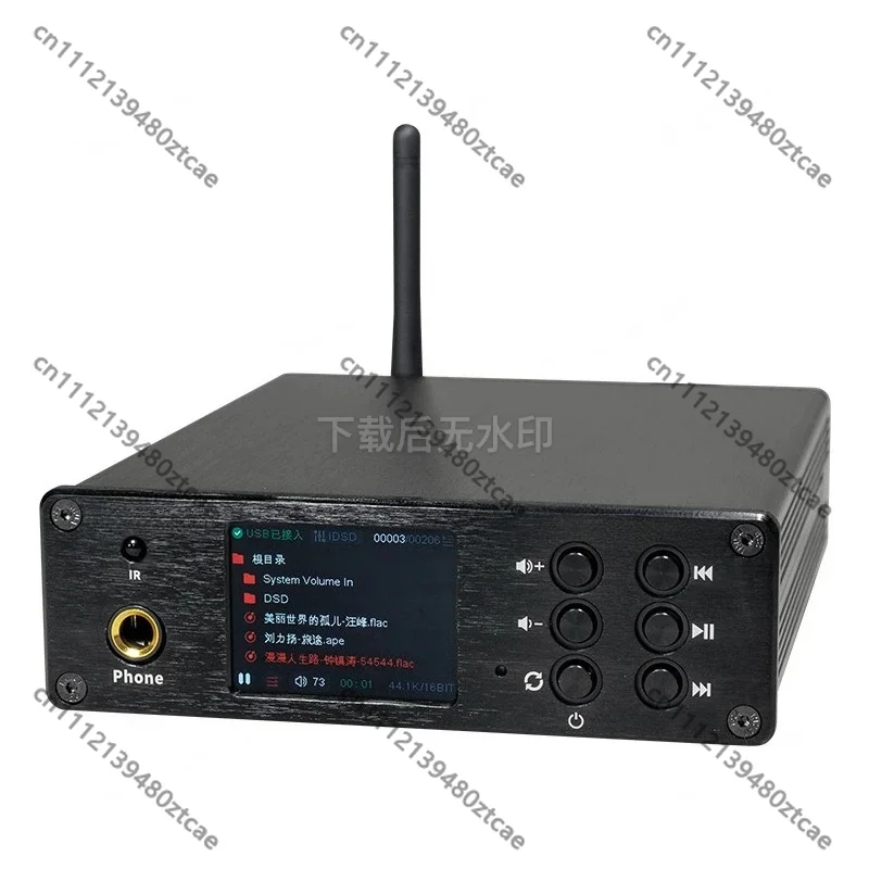 Bluetooth Decoding Audio Player Dual 9038 DAC Support U Disk Coaxial Optical Fiber Digital Display For Computer & Audio