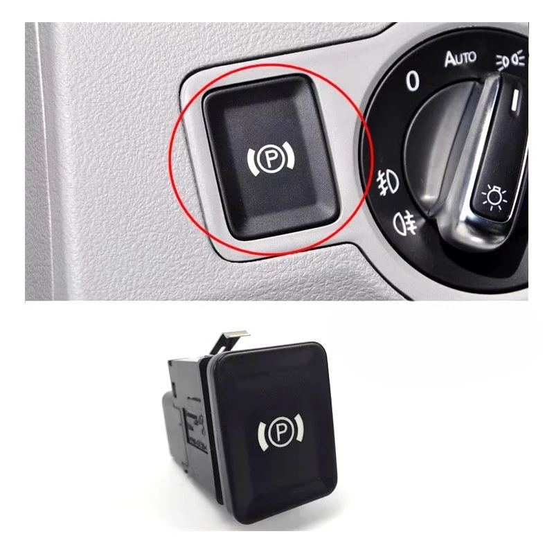 

For Passat B6 Handbrake Button Switch Accessories Auto Car Parking Brake Switch for VW Passat B6 R36 C6 Cc 3C0927225C