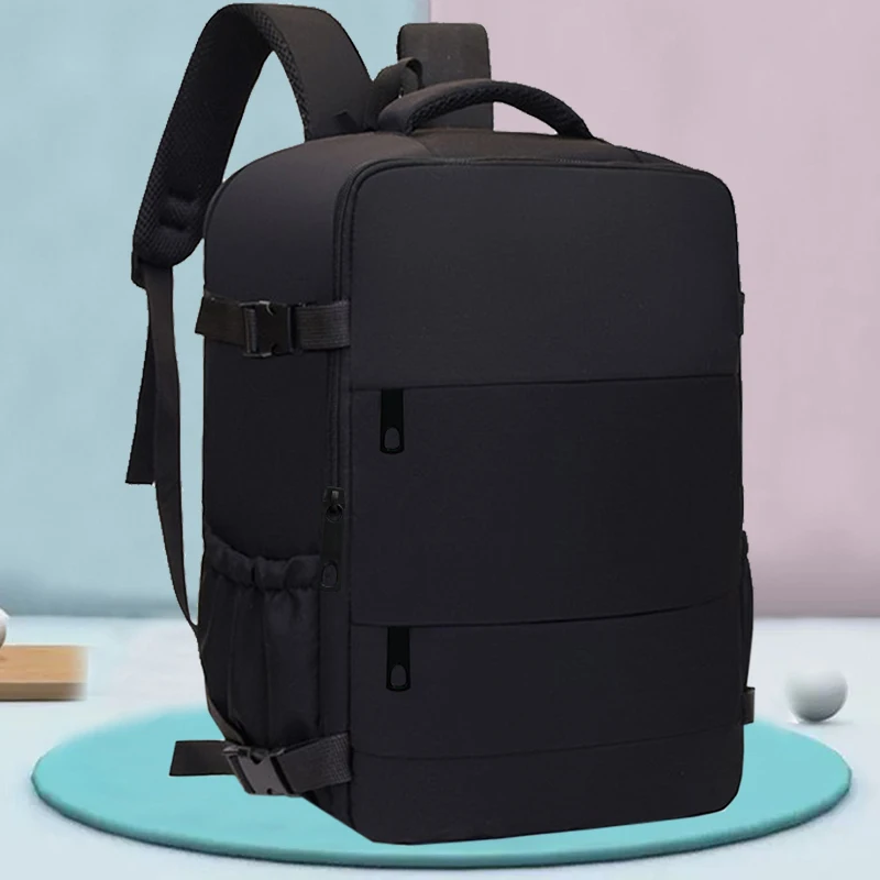 Women Large Capacity Travel Backpack Lightweight Waterproof Nylon School Bag With Luggage Strap Casual Daypack for Outdoor Trip gallery 3