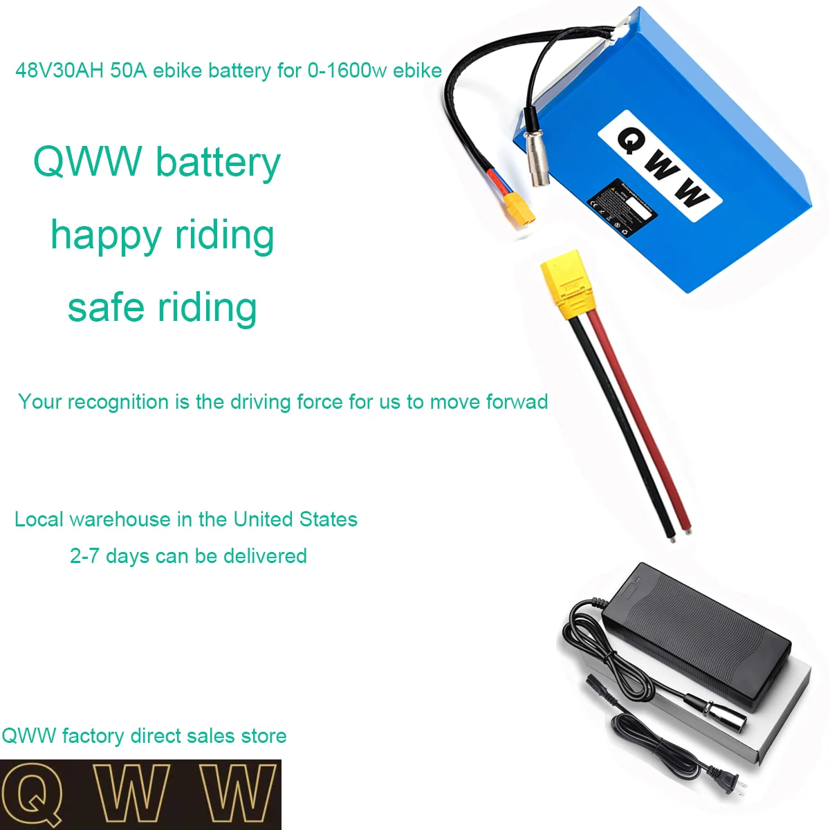

48V30AH50A Ebike battery pack 0-1800w ebike