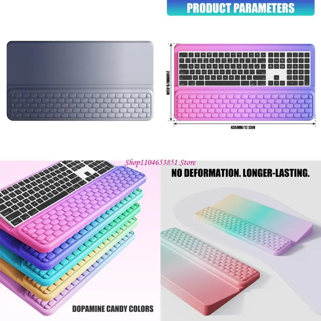 

Keyboard Wrist Rest Pad With Memory Foams For Optimal Supports
