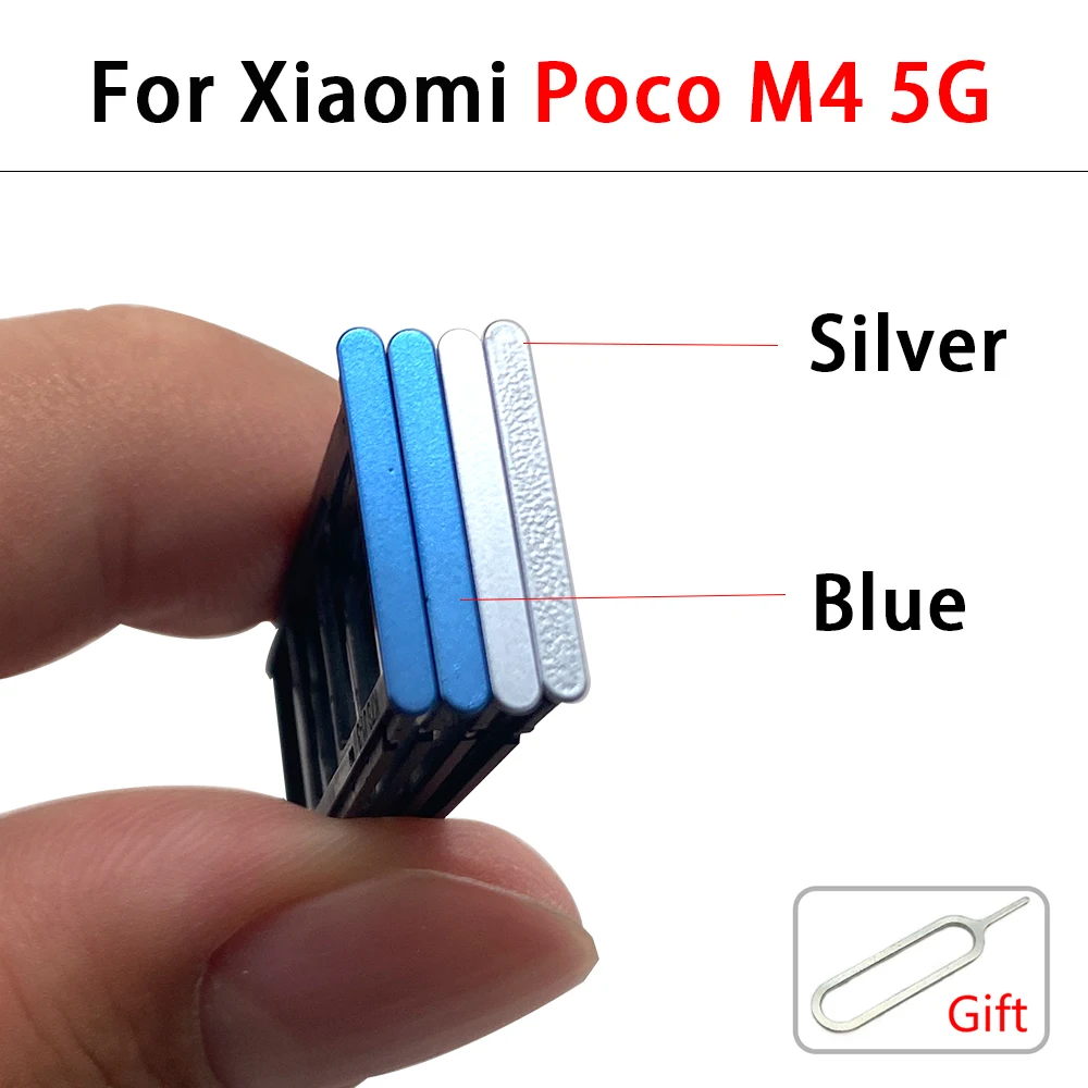 For Xiaomi Poco M4 5G M5 M5S Sim Card slot tray Holder repair part