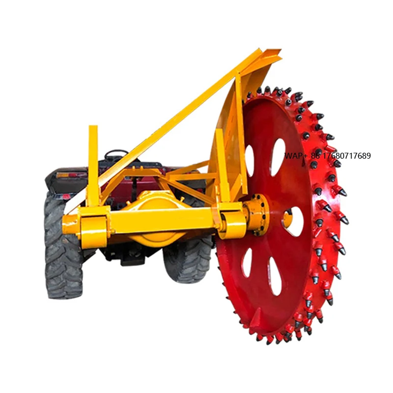Electric and Excellent Effect Walking Trencher Disc Trenching Machine