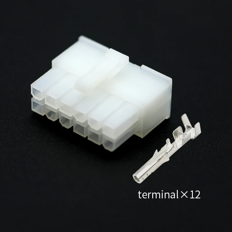 5557-12R automotive connector, 12-hole female connector, Molsch type 2-16 hole air socket plug, plastic shell connector