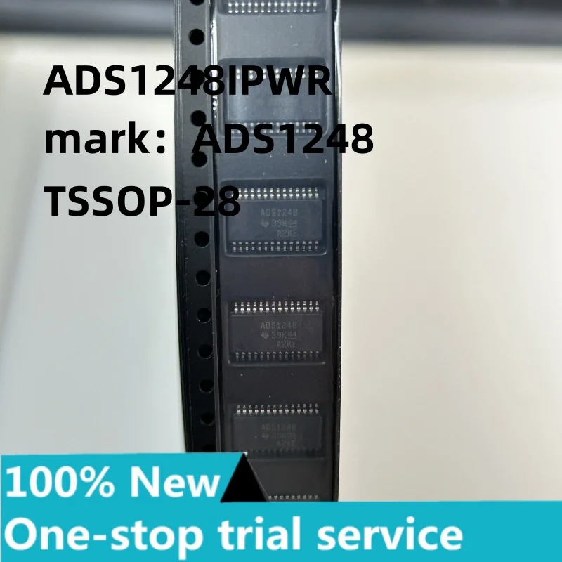 2-100PCS %New Stock ADS1248 ADS1248IPWR Mark ADS1248 TSSOP-28 24-Bit Analog-To-…