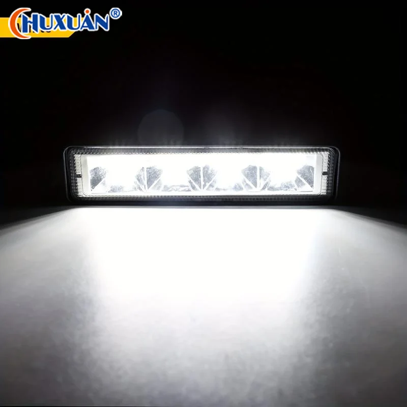 [Q]1PC 72W Car Work Light LED Bar 4x4 24 LED Worklight Bar Offroad SUV ATV Tractor Boat Trucks Excavator 12-60V Led Combo Beam