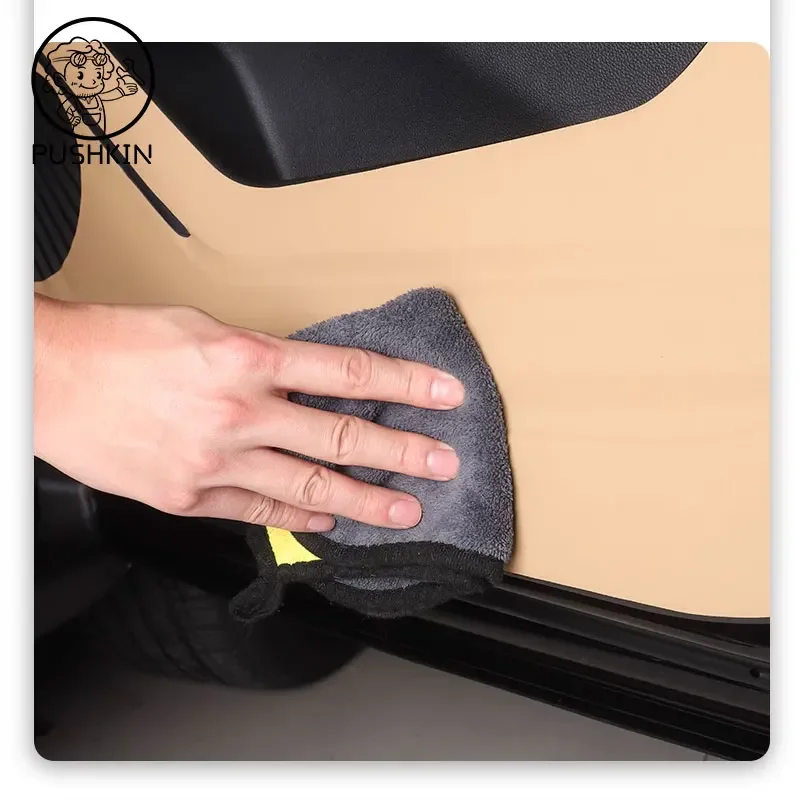 Car Door Anti Kick Pad Leather Protection Film For Geely Okavango L 2023 2024 Protector Stickers Trim Car Accessories