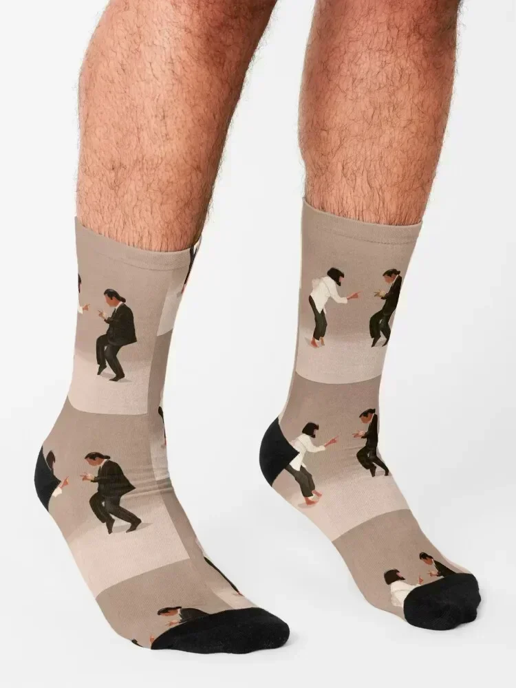 Pulp Fiction - Twist Scene Socks short sport cool hockey Ladies Socks Men's