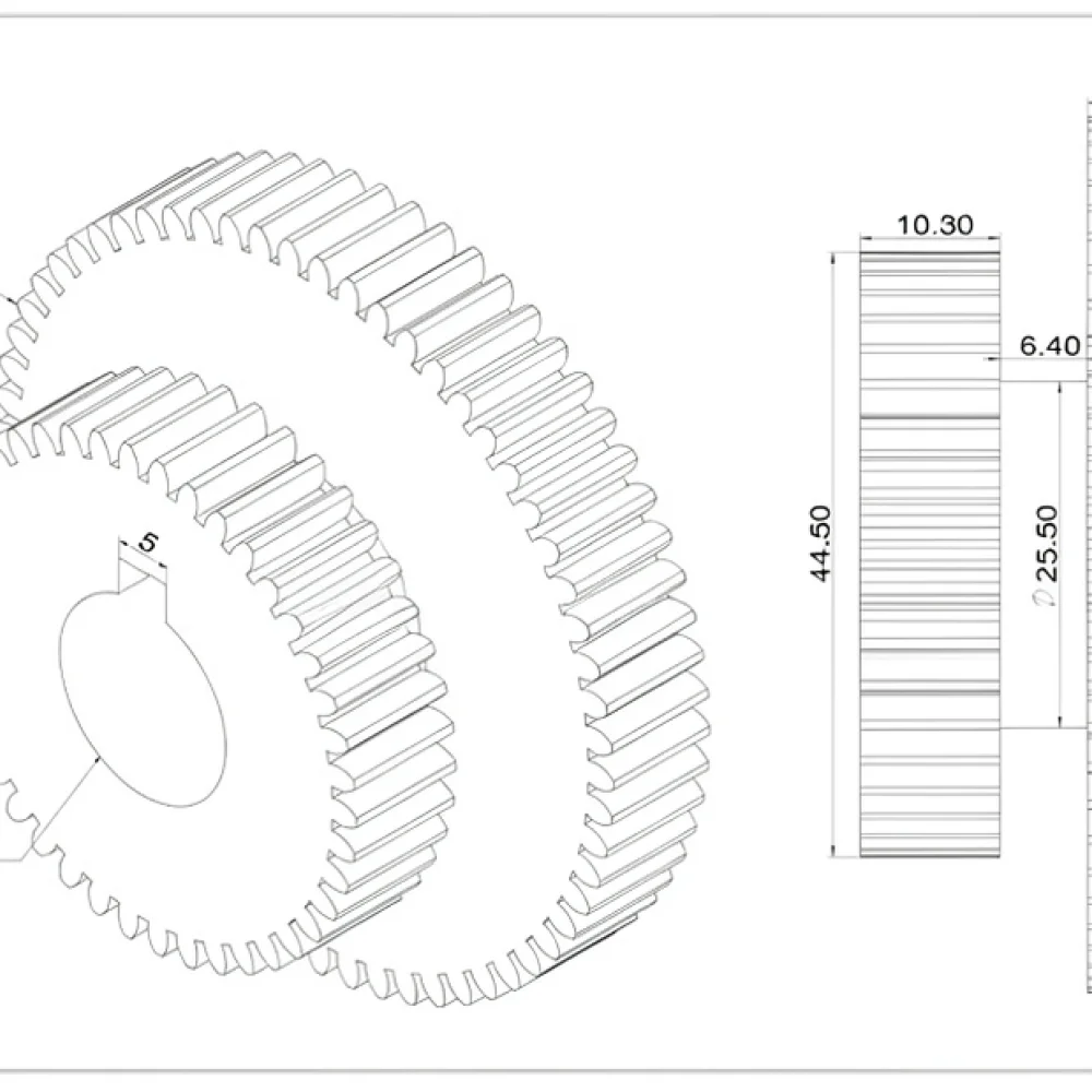 Milling Machine Gear Part For For WMD20V WMD25VL JYP250V JYP250VF JYP290VF P30 Steel Spindle Drive Transmission Component Repair
