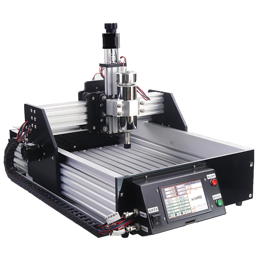 3 Axis DIY CNC Router 3040 Offline Control Wood Engraving Machine 400W Spindle Motor Limit Switch PCB Milling Cutting Tools