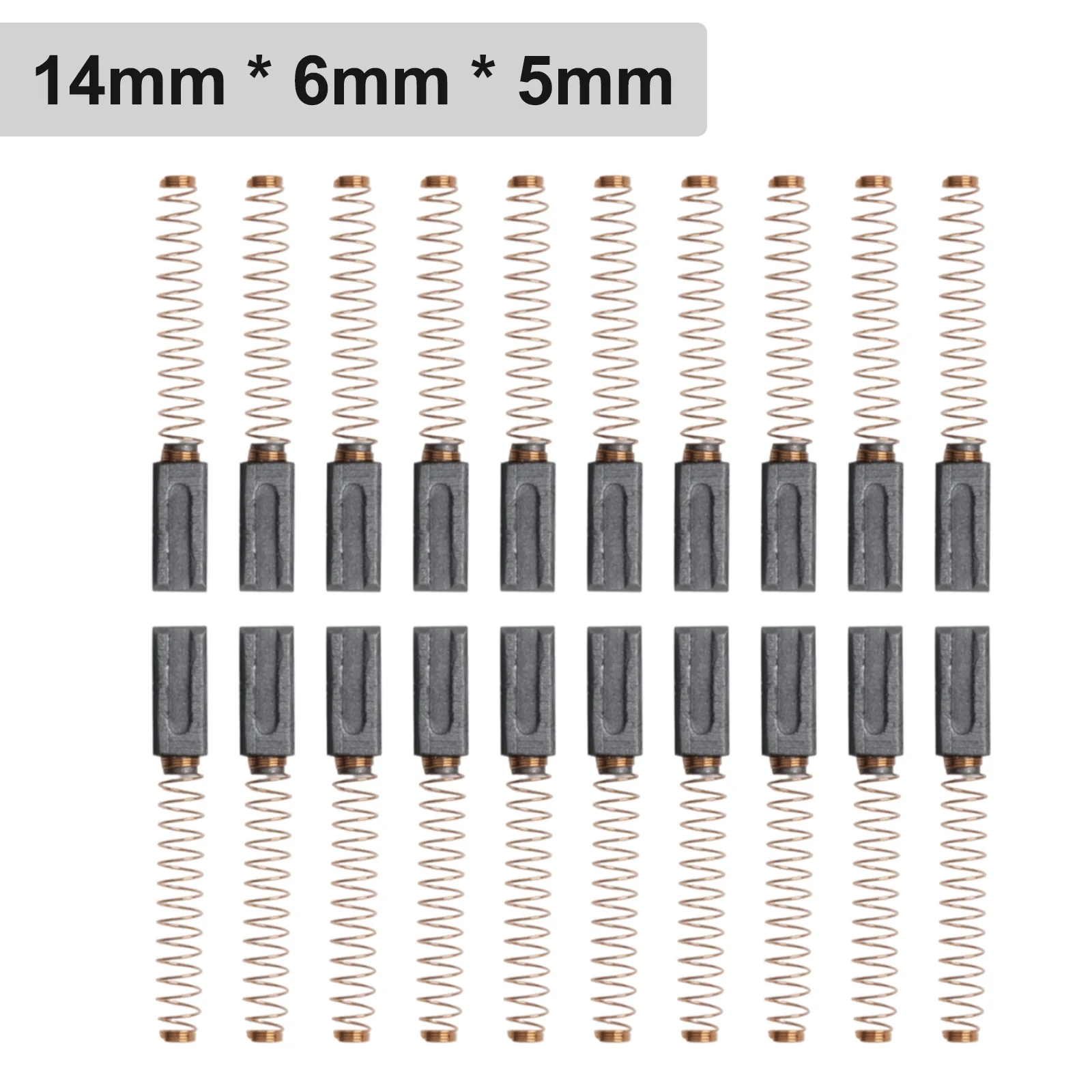 20pcs Motor Carbon Brush Set Replacement Parts Carbon Brushes For Triac S/PID Hot Air Welding /plastic Welding Machine