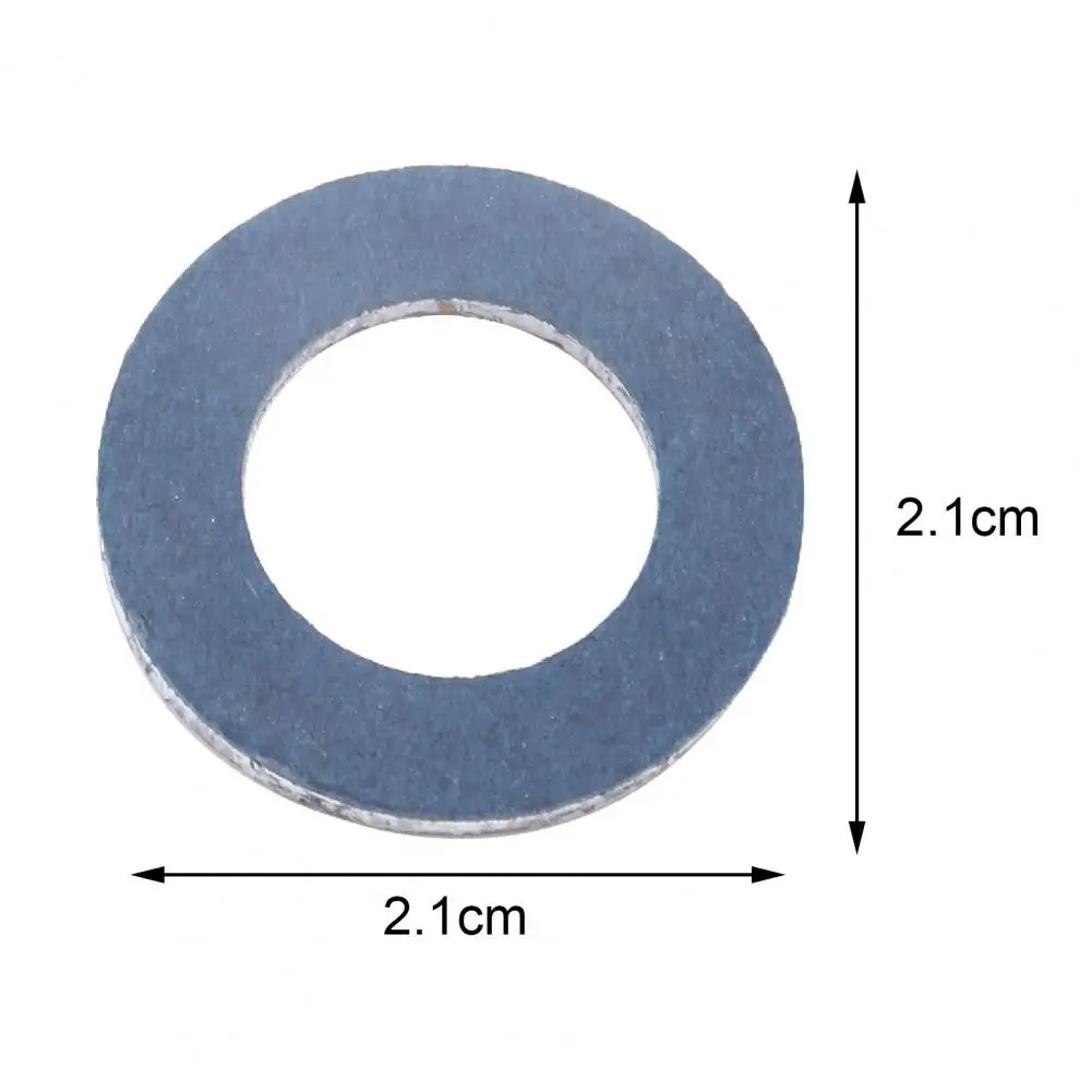 10Pcs Engine Oil Drain Plug Gaskets Professional Aluminum Alloy Engine Oil Drain Plug Washers Gaskets 9043012031 for