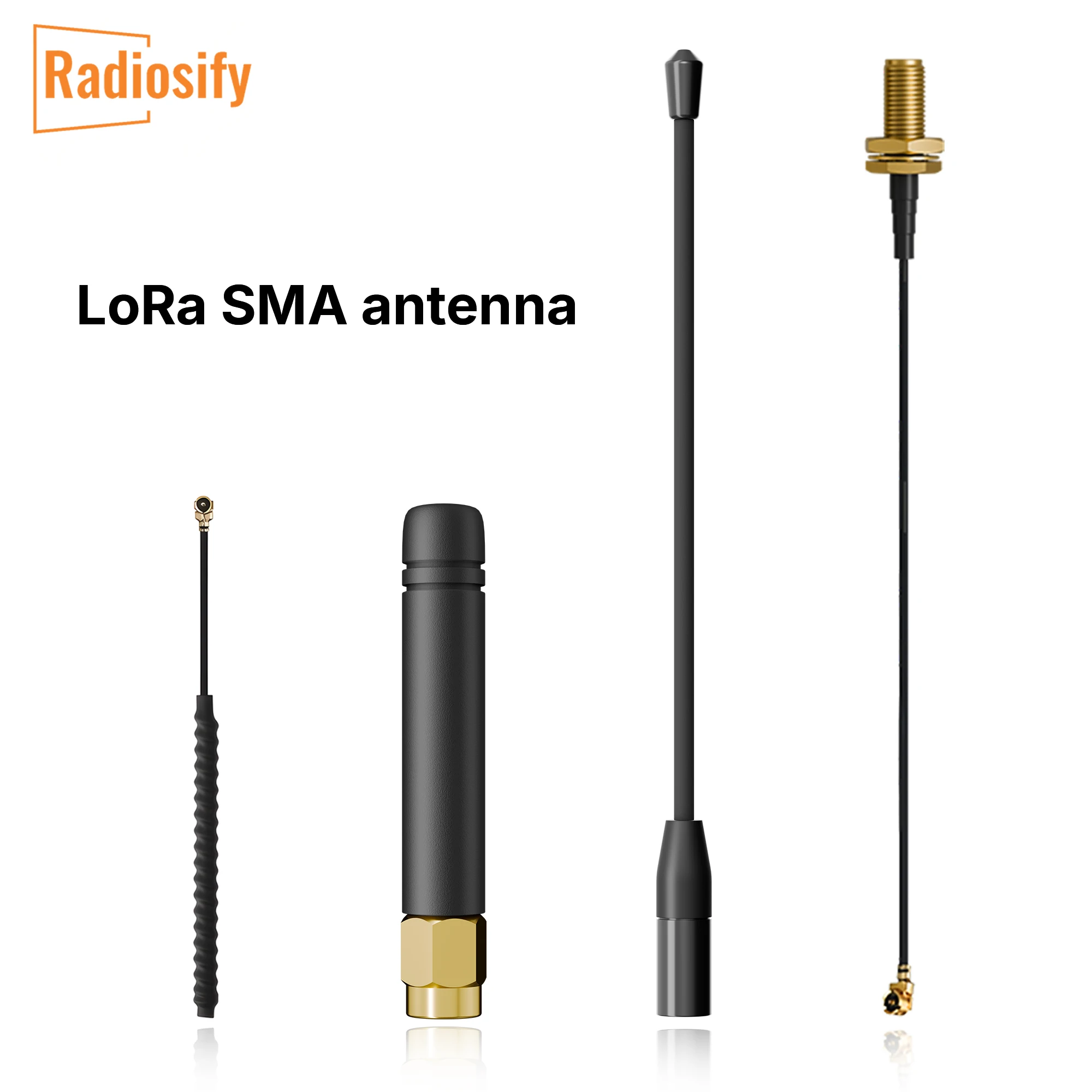 Heltec LoRa Antenna 868MHz 915MHz 3dBi 4dBi High Gain Whip Glue Rod Spring IPEX SMA for Meshtastic Meshcore V3 V4 T114