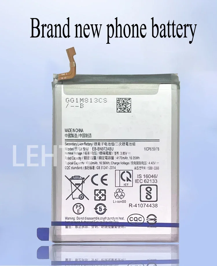 100% high capacity EB-BN972ABU 4300mAh Battery For Samsung Galaxy Note 10+ Note 10 Plus SM-N975F SM-N975DS phone Batteries