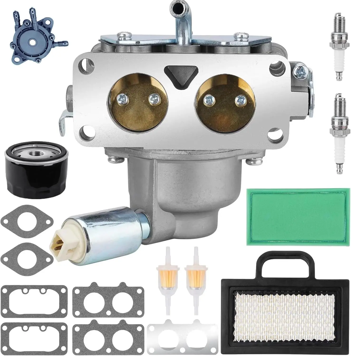 Kit de carburador de repuesto 791230 para Briggs & Stratton 20-25HP V-Twin y John Deere LA120-LA150