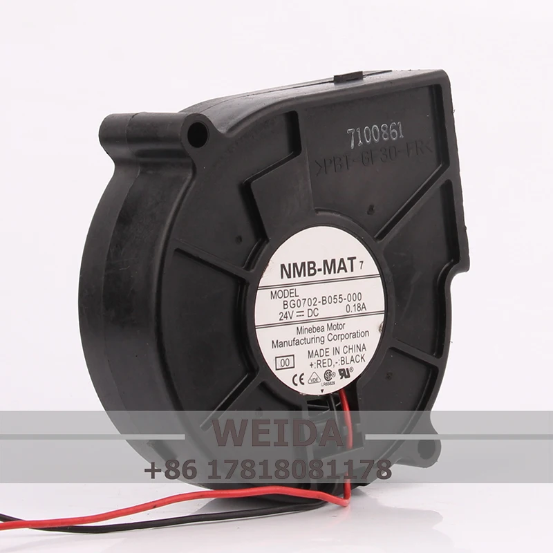 

NMB BG0702-B055-000 24V 0.18A 7CM 7020 Frequency Converter Turbine Fan with Heat Dissipation cooling fan