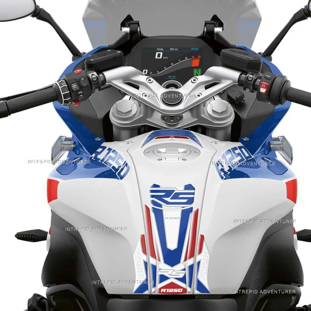 Motorcycle Accessories Fuel Tank Pad Protector decals Waterproof 3D Resin Stickers for BMW R1250RS R 1250 RS 2019-2024 2023 2022