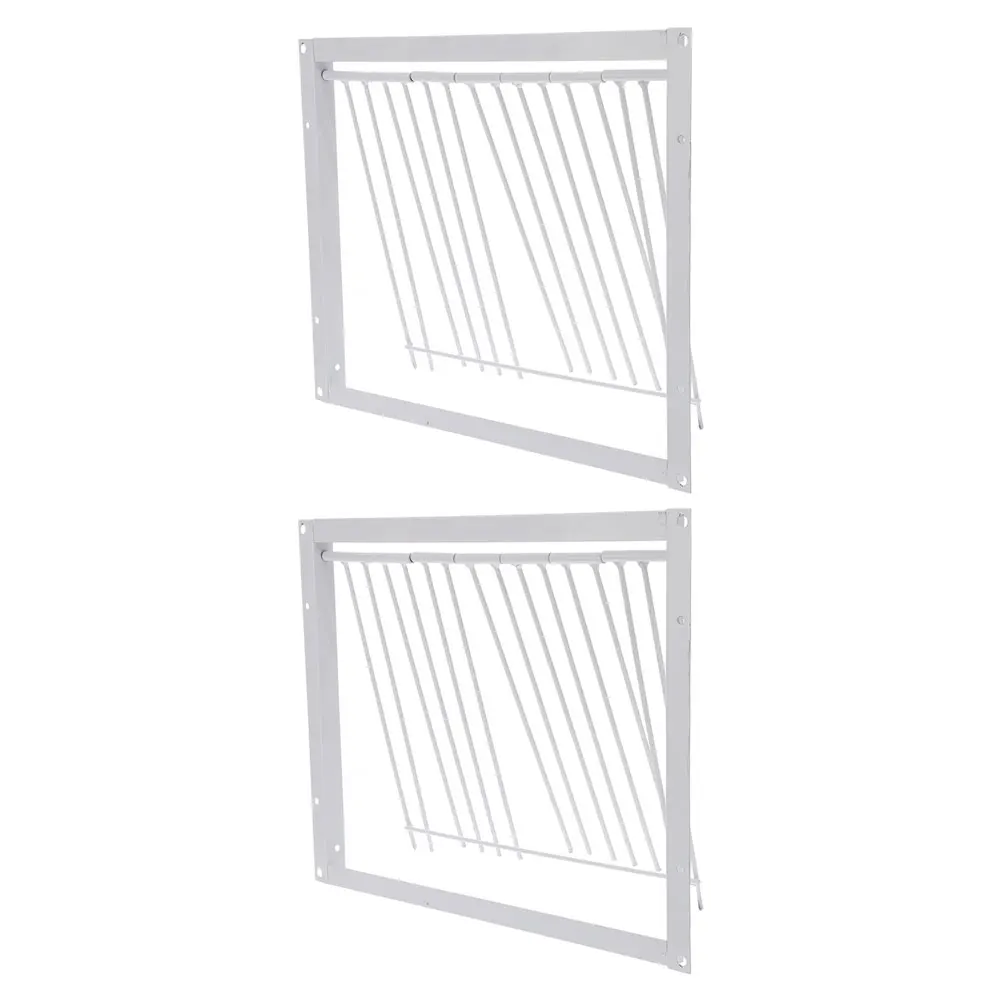 

2pcs Pigeon Cage Door 40x26cm Durable Iron Reinforced Safe Entrance Bird Coop Trap Easy Install Long Use pigeon birds house door