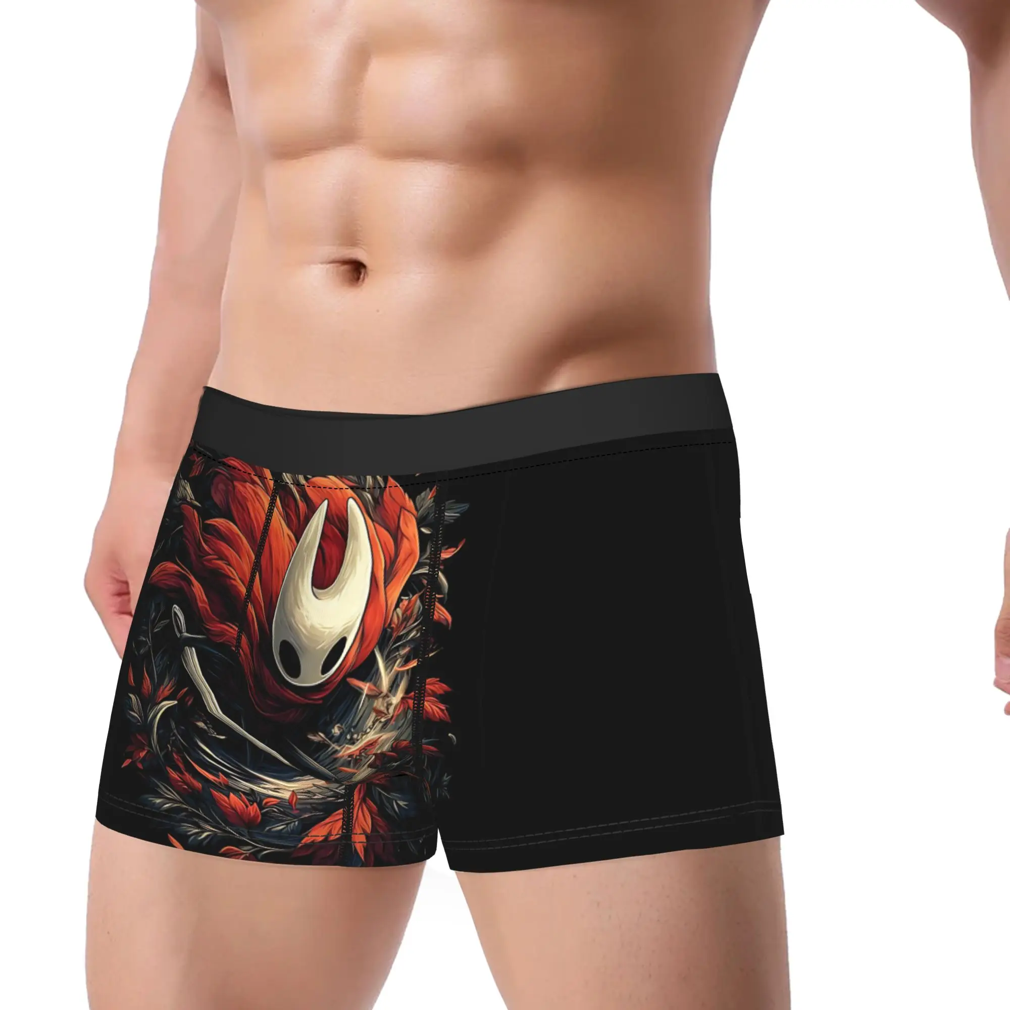 

Мужские трусы-боксеры, шорты, трусики Hollow Knight Silksong Hornet Silksong Needle Huntress, мягкое нижнее белье Homme M-XXL, трусы